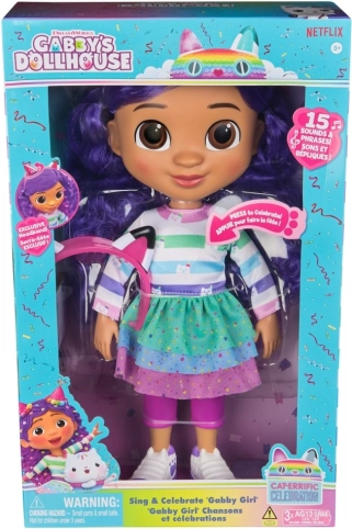 Interaktívna bábika Gabby Girl z GABBY’S DOLLHOUSE 33 cm
