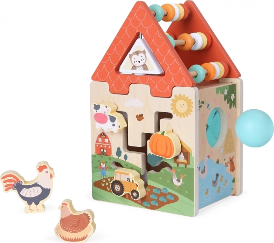 Motorická kocka Farma 2 v 1 od 2Kids Toys