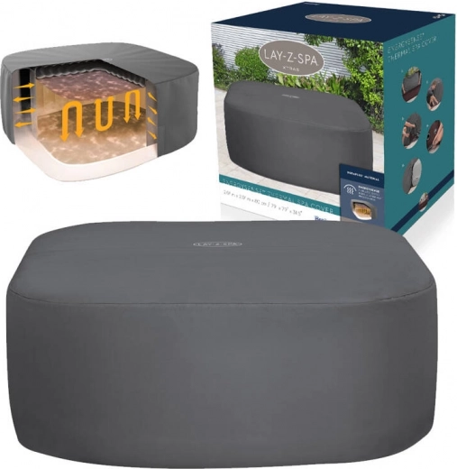 Termálny kryt pre štvorcové vírivky Bestway Lay-Z-Spa EnergySense