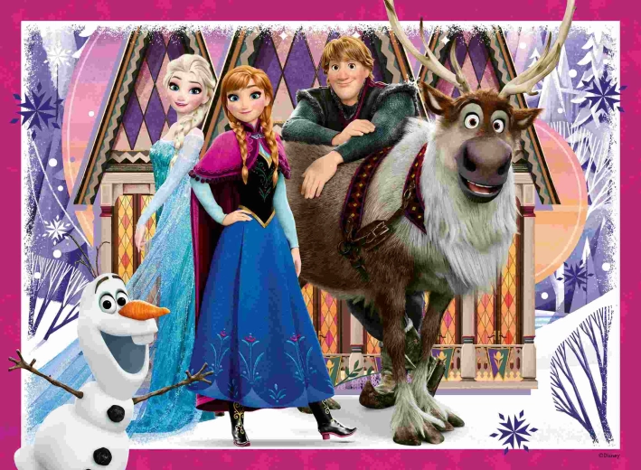 Ravensburger puzzle Disney Ľadové kráľovstvo 100 dielikov