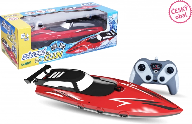 RC pretekársky čln 33 cm so slovenským obalom