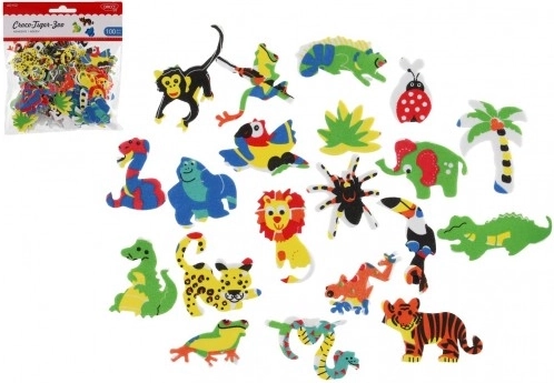 Penaová samolepiaca zvieratká ZOO
