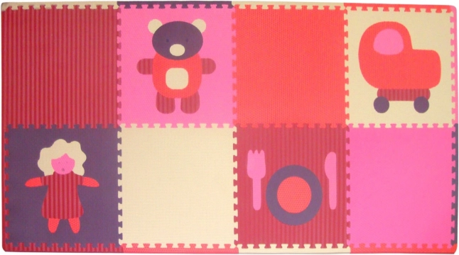 Penové puzzle Dievčenské hračky s okrajmi