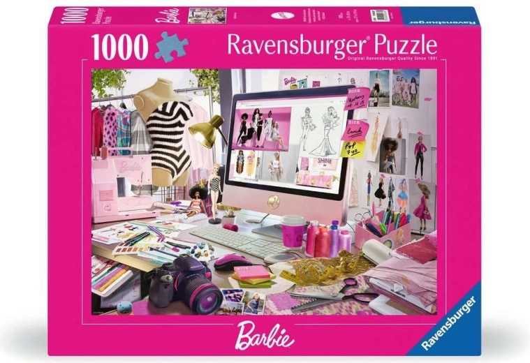 Puzzle Ravensburger Barbie: Módna ikona, 1000 dielikov