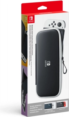 Puzdro a ochranné sklo pre Nintendo Switch – OLED
