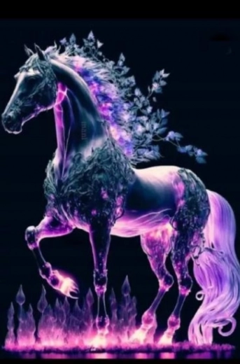 Diamantové maľovanie Duch koňa 30x40cm