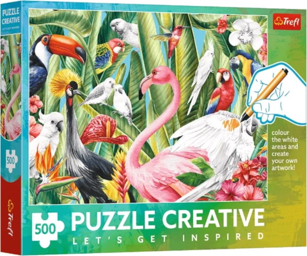 Puzzle 500 dielikov Rajskí vtáci Trefl