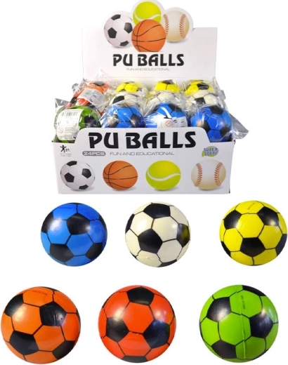Penová futbalová loptička 7,5 cm