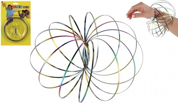 Magický kruh - kovová dúhová špirála