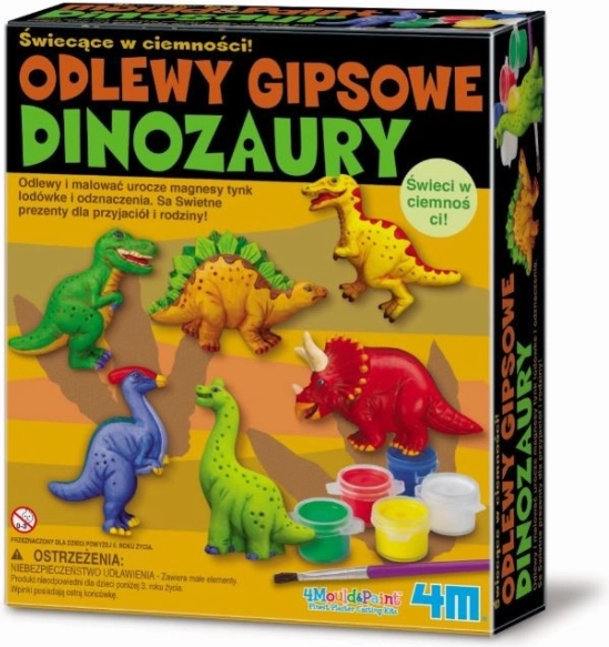 Sadrové odliatky Dinosaury