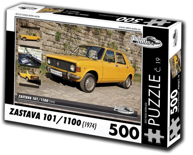Retro-autá puzzle Zastava 101/1100 (1974) – 500 dielikov