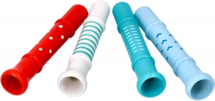 Drevená píšťalka s jemným vzorom Goki