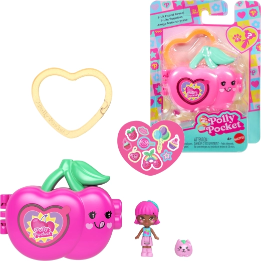 Polly Pocket ovocný kompaktný set čerešňa s figúrkami a doplnkami