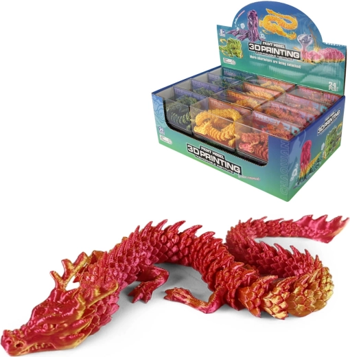 Magický čínsky drak z 3D tlače - 1 kus