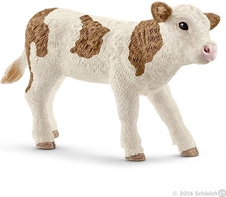 Simmentálske teľa Schleich Farm World
