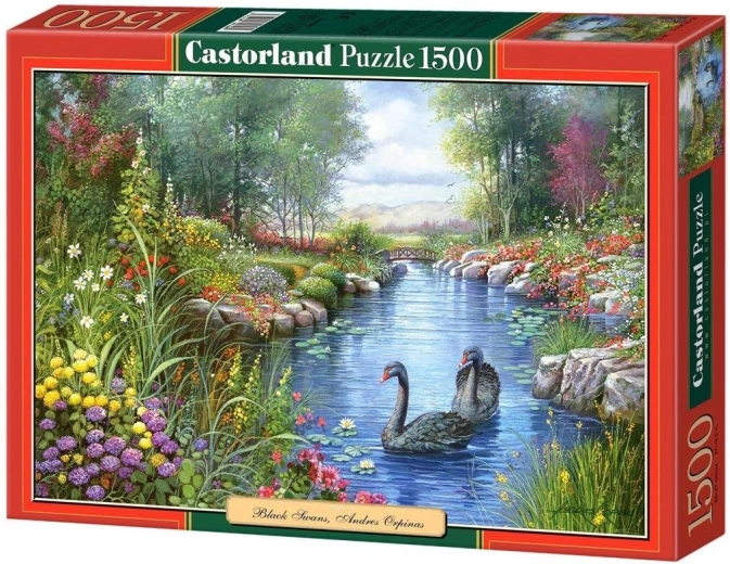 Puzzle Čierne labute, Andres Orpinas, 1500 dielikov