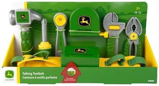 Tomy John Deere detský opasok s náradím so zvukmi