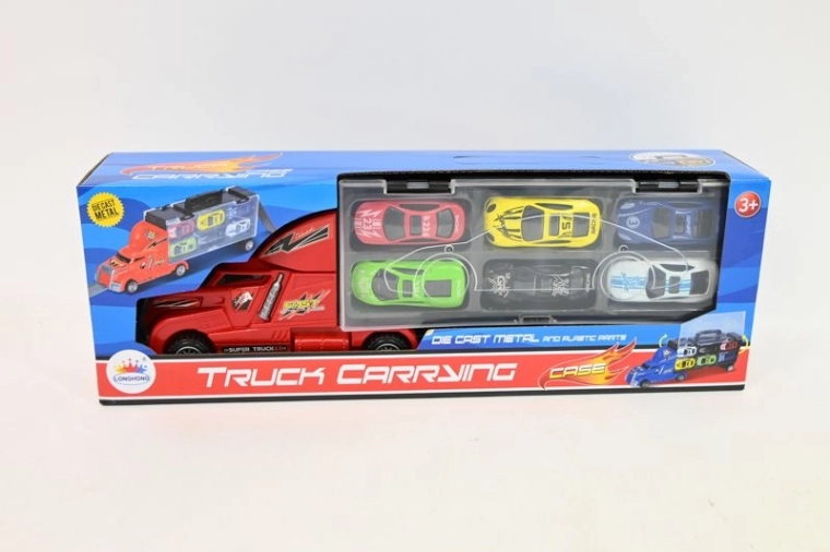 Americký truck – odťahovka (laweta) s autíčkami