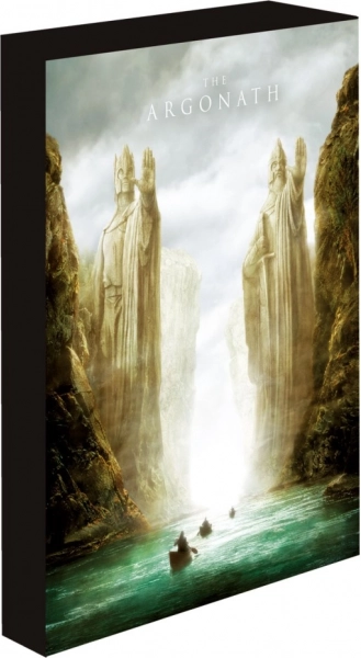 Svetiaci LED obraz Pán prsteňov Argonath 30 × 40 cm