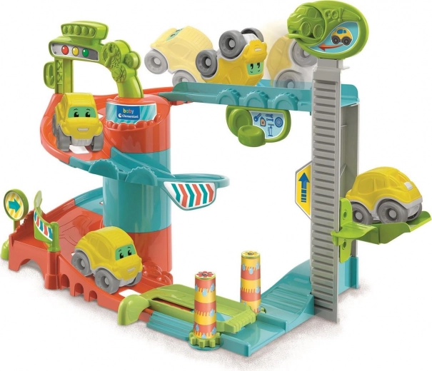 Clementoni Baby zábavná garáž – detská dráha Play for Future