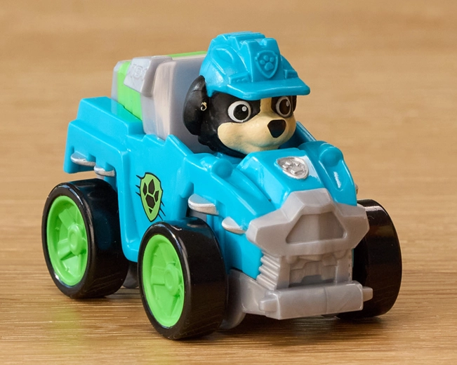 Vozidlo Rex Pup Squad Racer s funkčnými kolieskami