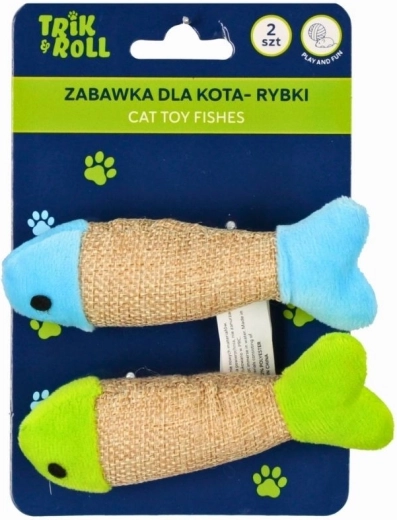 Hračka pre mačku rybičky 2 ks
