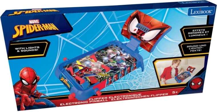 Elektronický stolový pinball SPIDER-MAN od Lexibook
