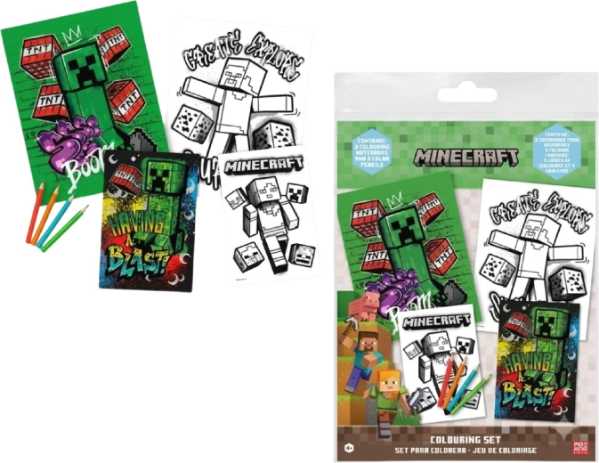 Kreatívna omaľovánková súprava Minecraft