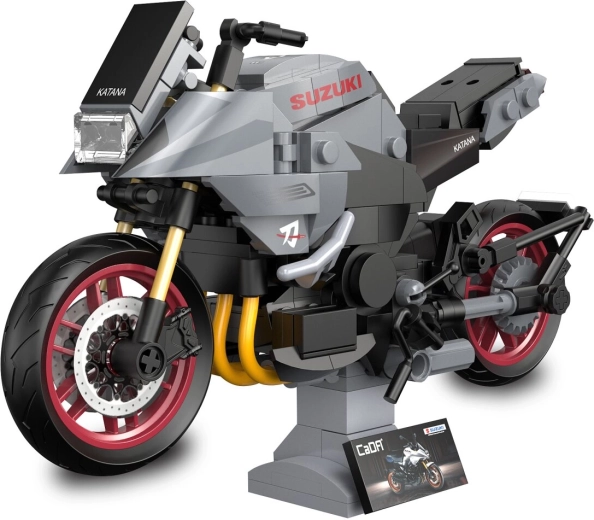 Stavebnica CaDA Suzuki Katana 1:12 sivá