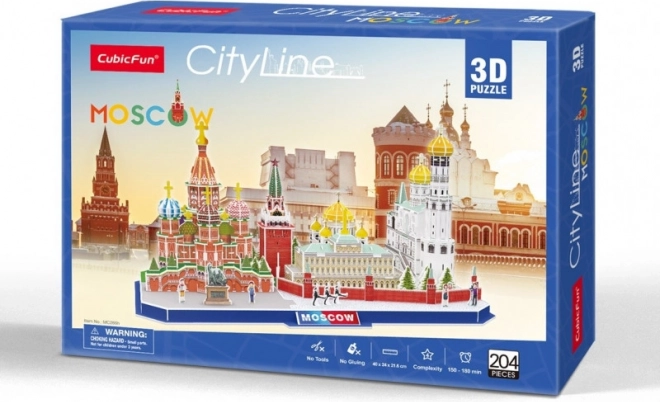 3D puzzle City Line Moskva