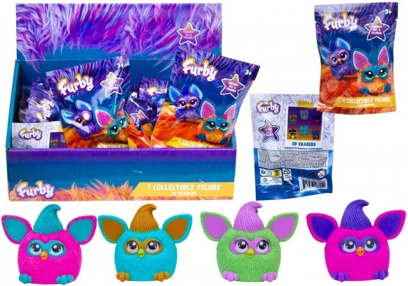 Furby zberateľská figúrka 3D guma mix druhov