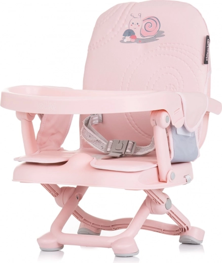 Prenosná jedálenská stolička booster Chipolino Lollipop flamingo