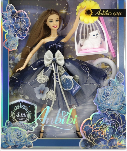 Anbibi kvetinová bábika Anetka 28 cm