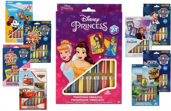 Pieskovanie Disney 2v1 mix druhov v krabici