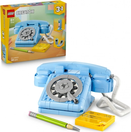 lego creator 3 v 1 retro telefón