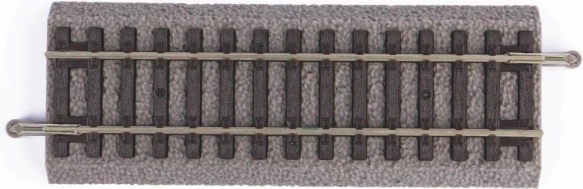 Piko rovná koľaj G115 s podložím, H0