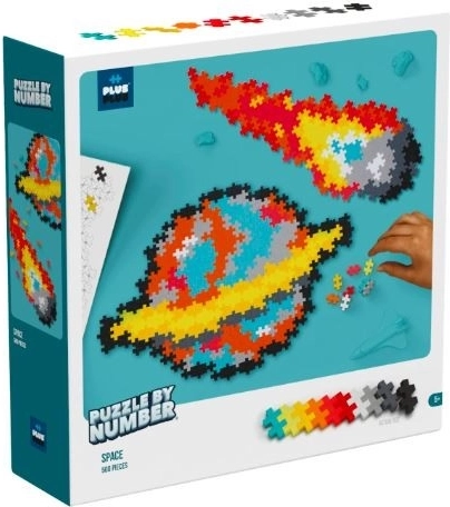 plus-plus puzzle podľa čísel – vesmír, 500 dielikov