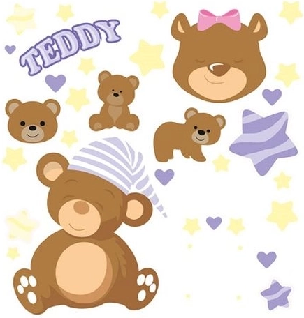 WIKORIA nažehľovačky DTF 15 × 20 Teddy