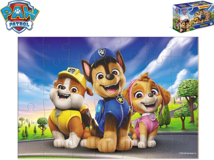 Detské puzzle Paw Patrol v krabičke – 35 dielikov