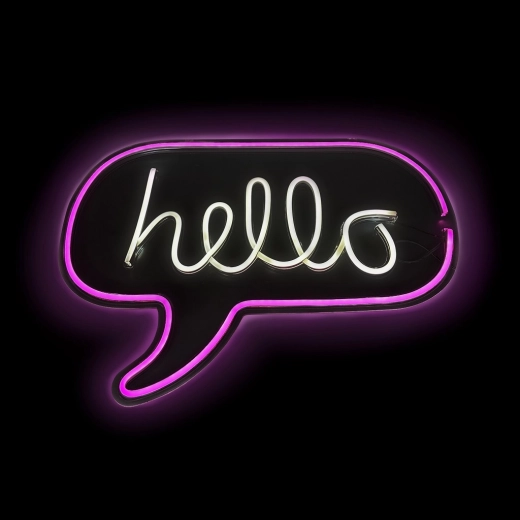 2Kids Toys LED neónová lampička Hello