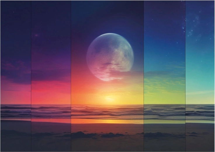 Educa puzzle Kozmické fázy 1500 dielikov