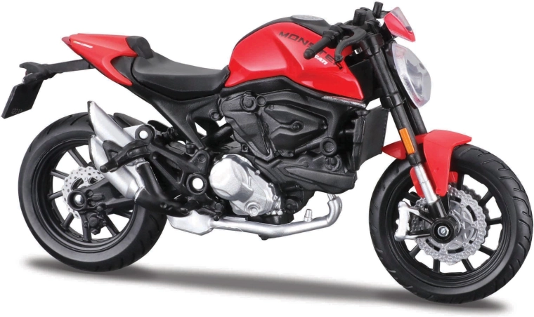 Maisto motocykel Ducati Monster červený 1:18