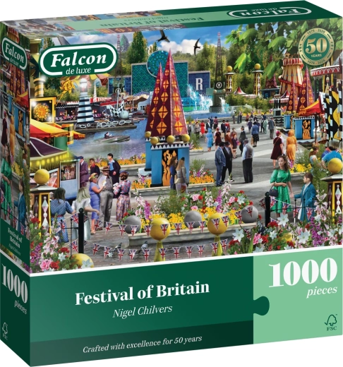 Falcon de luxe puzzle Festival Británie 1000 dielikov