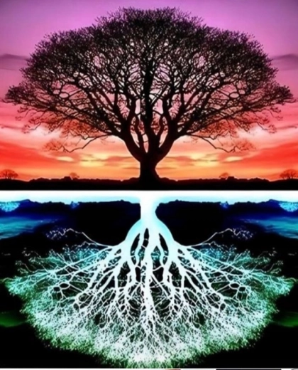 Diamantové maľovanie Strom 30x40 cm