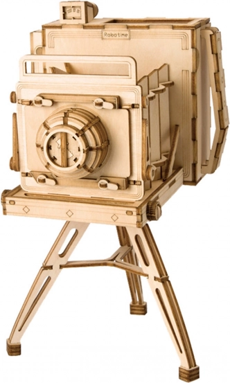 Drevené 3D puzzle Historický fotoaparát