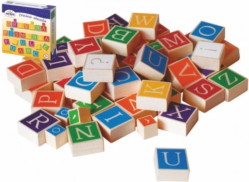 Detoa Drevená Abeceda pre Deti