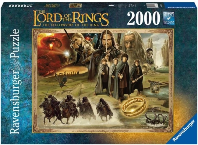 Puzzle 2000 dielikov Pán prsteňov RAVENSBURGER