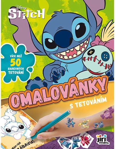 Omaľovánky s tetovačkami LILO & STITCH