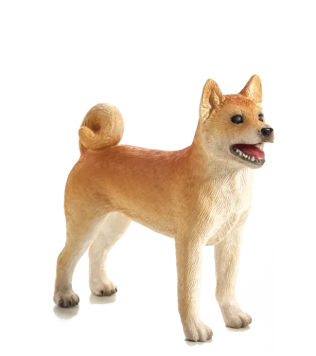 Plastová figúrka psa Shiba Inu MOJO