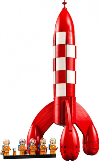Ikonický dizajn rakety z komiksov o Tintinovi